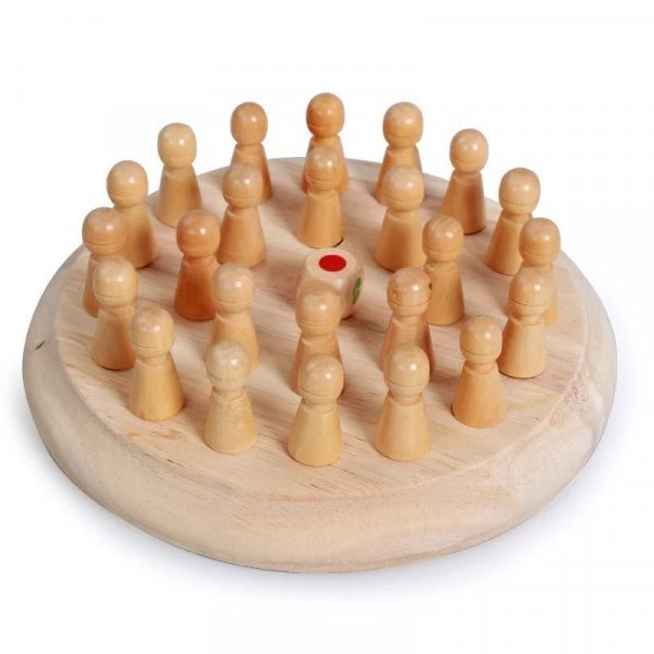joc de memorie din lemn memory chess 3