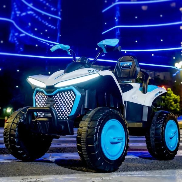 atv electric pentru copii 2 8ani lumini led 4 motoare xsdu 7